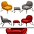 Elegant Minotti PRINCE Chair: Perfect Blend of Style and Comfort 3D model small image 1