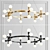 Radcliffe Round Chandelier: Modern Elegance Illuminated 3D model small image 1