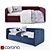 Modern Teen Bed: Weeny by One Mebel 3D model small image 1