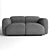 Sleek Swell Sofa: Stylish & Comfortable 3D model small image 1