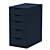 IKEA ALEX Storage: Versatile 3D Max, FBX & OBJ Files! 3D model small image 1