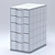 IKEA ALEX Storage: Versatile 3D Max, FBX & OBJ Files! 3D model small image 2