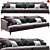 Modern Poliform Bellport Sofa 3D model small image 1