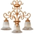 Elegant Picardy Chandelier 3D model small image 1