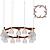 Glamorous FOLIA 16-Light Chandelier 3D model small image 1