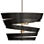 Elegant Bilbao II Pendant Light 3D model small image 1