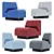 Chic and Modular: Herman Miller Chadwick 3D model small image 2