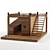 Spacious Doghouse | 1110x1350x800 mm 3D model small image 1