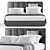 Flou Koi Bed: Sleek Elegance & Supreme Comfort 3D model small image 1