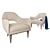 Contemporary Armchair: CIPRIANI HOMOOD Cocoon 3D model small image 1