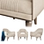 Contemporary Armchair: CIPRIANI HOMOOD Cocoon 3D model small image 2