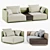 Modern Corner Sofa: Camerich Elan 3D model small image 2