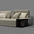 Poliform Westside Sofa: Jean-Marie Massaud Design (2019) 3D model small image 2