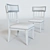 Elegant Ollesburg Dining Chairs 3D model small image 3