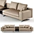 Modern Camerich WAKE Sofa Set 3D model small image 1