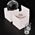 Sleek NudeGlass Trio Set 3D model small image 1
