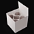 Sleek NudeGlass Trio Set 3D model small image 2
