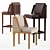 Rattan Throne Chair & Barstool 3D model small image 1