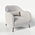 Karin Lounge Chair: Stylish and Comfortable 3D model small image 1