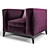 Cube Comfort: Frigerio Taylor Armchair 3D model small image 1