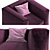 Cube Comfort: Frigerio Taylor Armchair 3D model small image 2