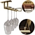 Sleek Bar Glass Rack 3D model small image 1