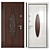 Coliseum Metal Entrance Door: Your Frame 3D model small image 3