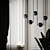 Elegant 5 Piece Linear Lights 3D model small image 3
