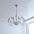 Divinare Cigno Crystal Chandelier 3D model small image 2