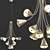 Elegant Ivy Pendant Light 3D model small image 1