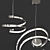 Gleaming Chrome Tintori Pendant 3D model small image 1