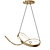 Sleek Luminaire Sculpted Elegance 3D model small image 1