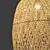 Exotic Bamboo Pendant: Panama 3D model small image 2