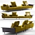 Molteni&C Gregor Sofa: Modern Elegance for Your Home 3D model small image 1