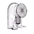 Luna Plena Brass Luminaire 3D model small image 2