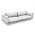 Muuto Rest Sofa: Modern and Comfortable 3D model small image 3