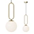 Vital Glass Pendant Lamp 3D model small image 1