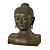 Serene Buddha Bust 3D model small image 1