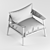 Title: Terramare Lounge Chair: Comfort and Style 3D model small image 3