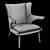 Cozy Papa Bear Armchair 3D model small image 2