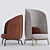 Plushalle Easy Nest Chair - Compact and Comfortable 3D model small image 1