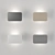 Title: Modern XT-S Plate Wall Sconce 3D model small image 2