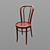 Classic Thonet Chair 3D model small image 2