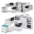 LAS LOGIC v3: Efficient Office Workspace 3D model small image 1