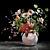 Elegant Spring Blossom Bouquet 3D model small image 1