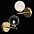 Bubble Chandelier Wall Lamp 3D model small image 2