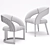 Smania Gatsby Two Chairs 3D model small image 3