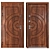 Premium Entrance Metal Door: Vezha 1 (Your Frame) 3D model small image 3