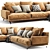 Lemamobili Mustique 9-Unit Arrangement 3D model small image 2