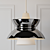 Doo-Wop Pendant Light: Vintage-inspired Elegance 3D model small image 2